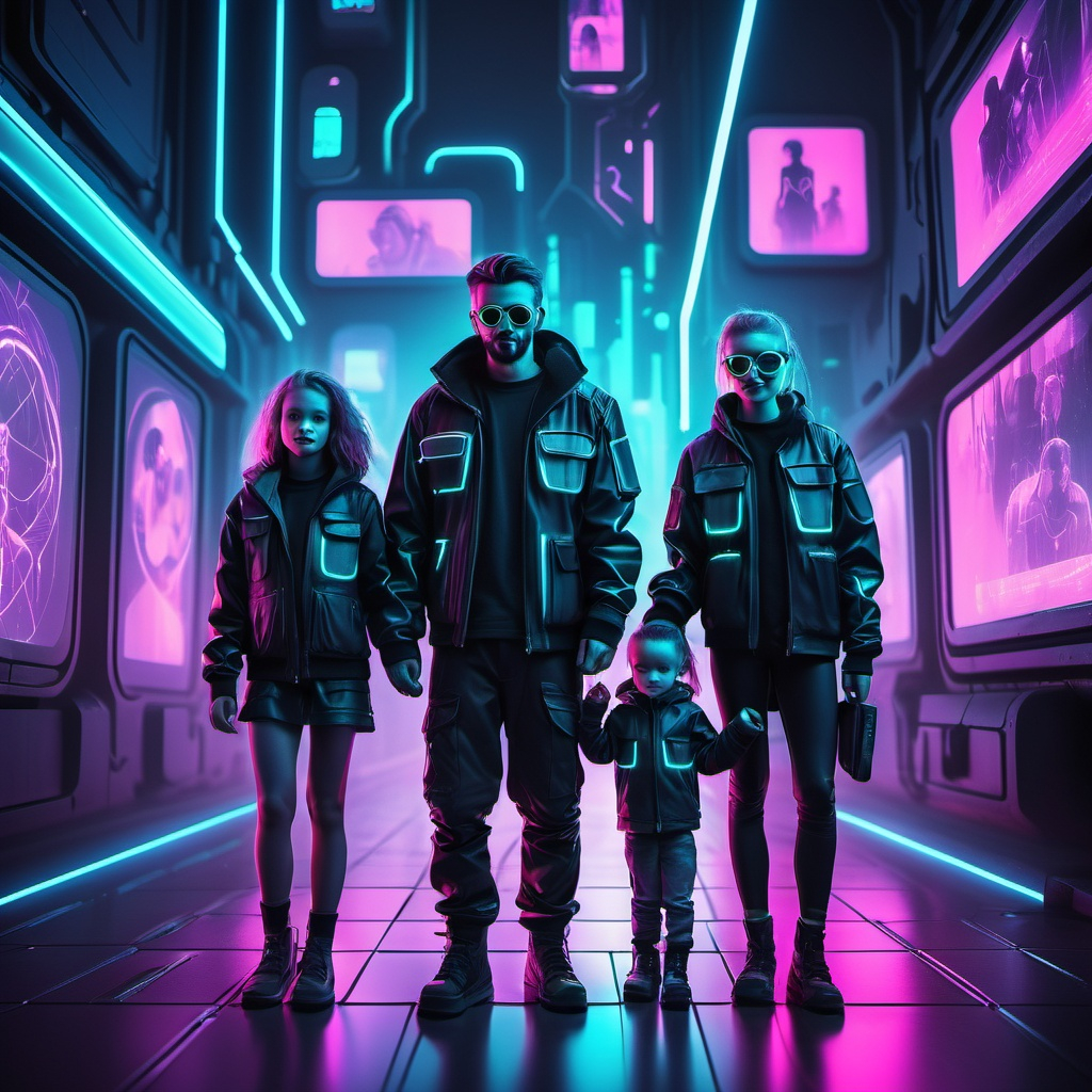Cyberpunk background